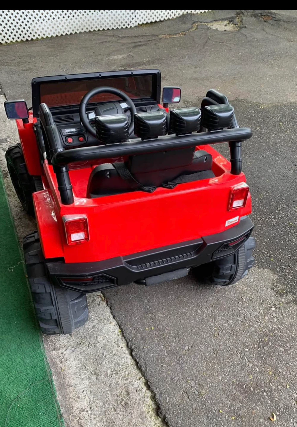 Kids Ride-On remote control, 12V Electric Toy Car - Red - photo 4