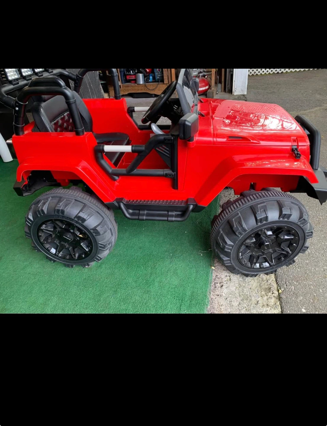 Kids Ride-On remote control, 12V Electric Toy Car - Red - photo 3