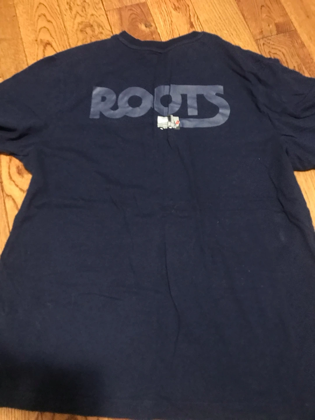 Roots Navy Blue T-Shirt - Size Medium - photo 2