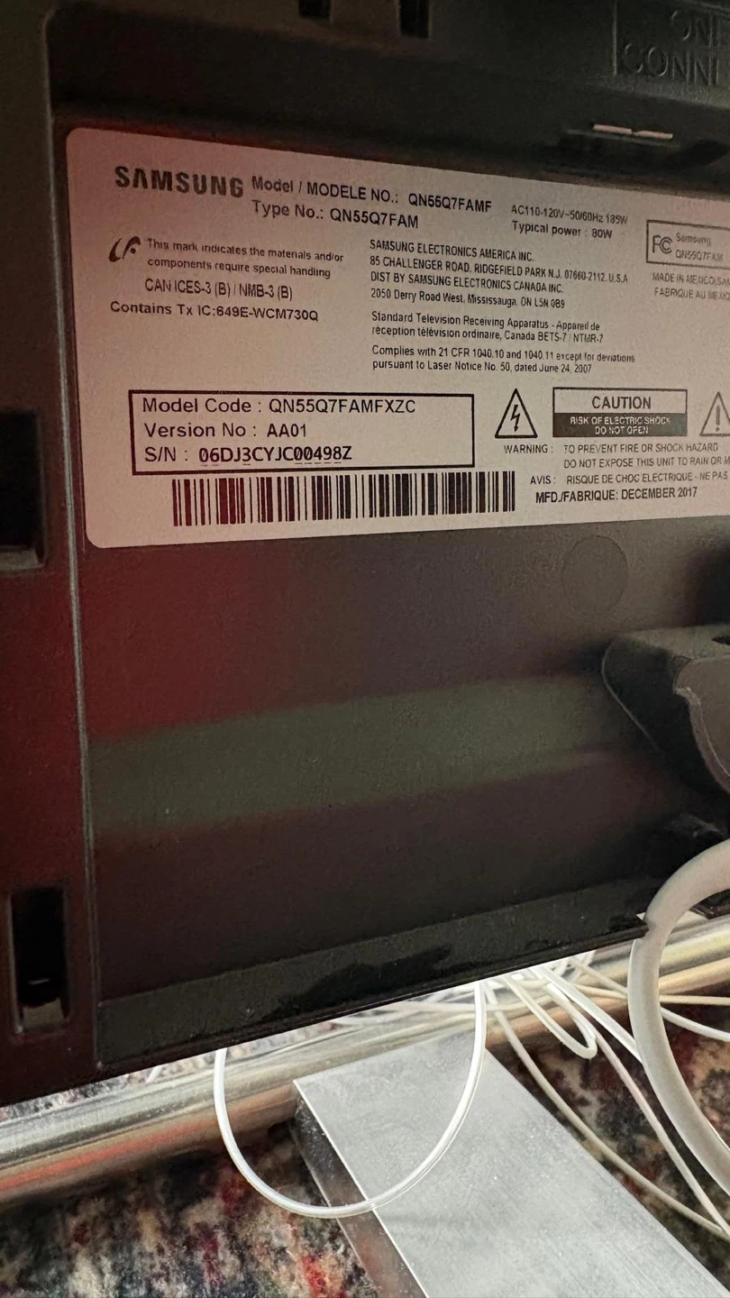TCL Roku 50in and Samsung 55in - photo 5