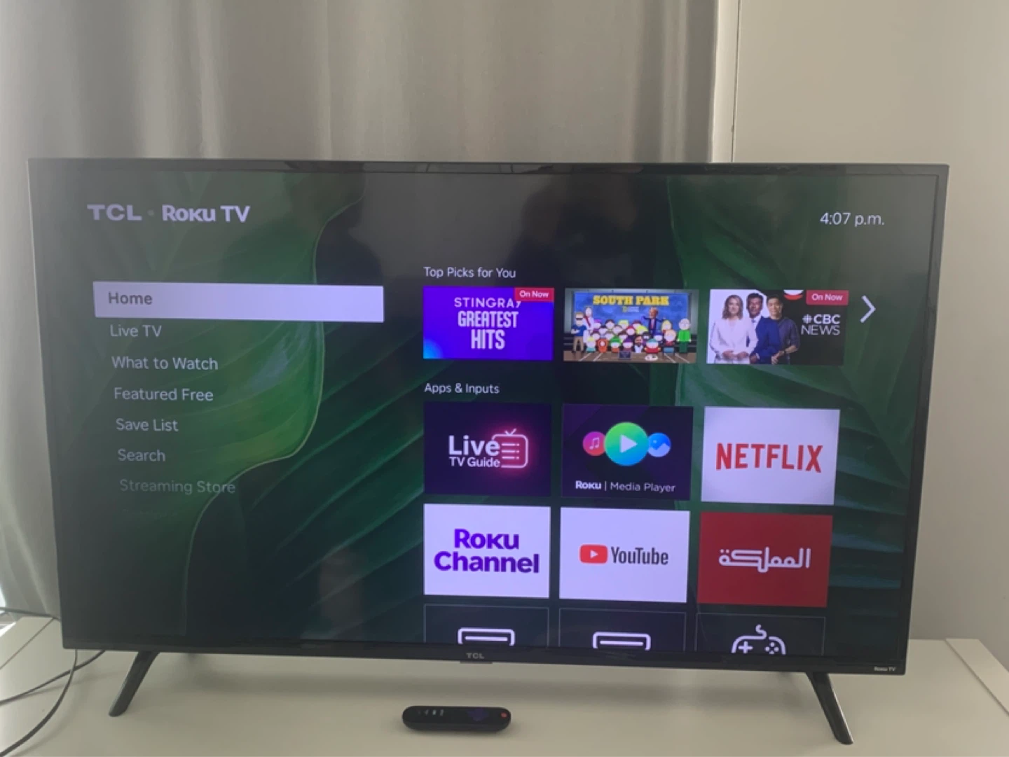 TCL Roku 50in and Samsung 55in