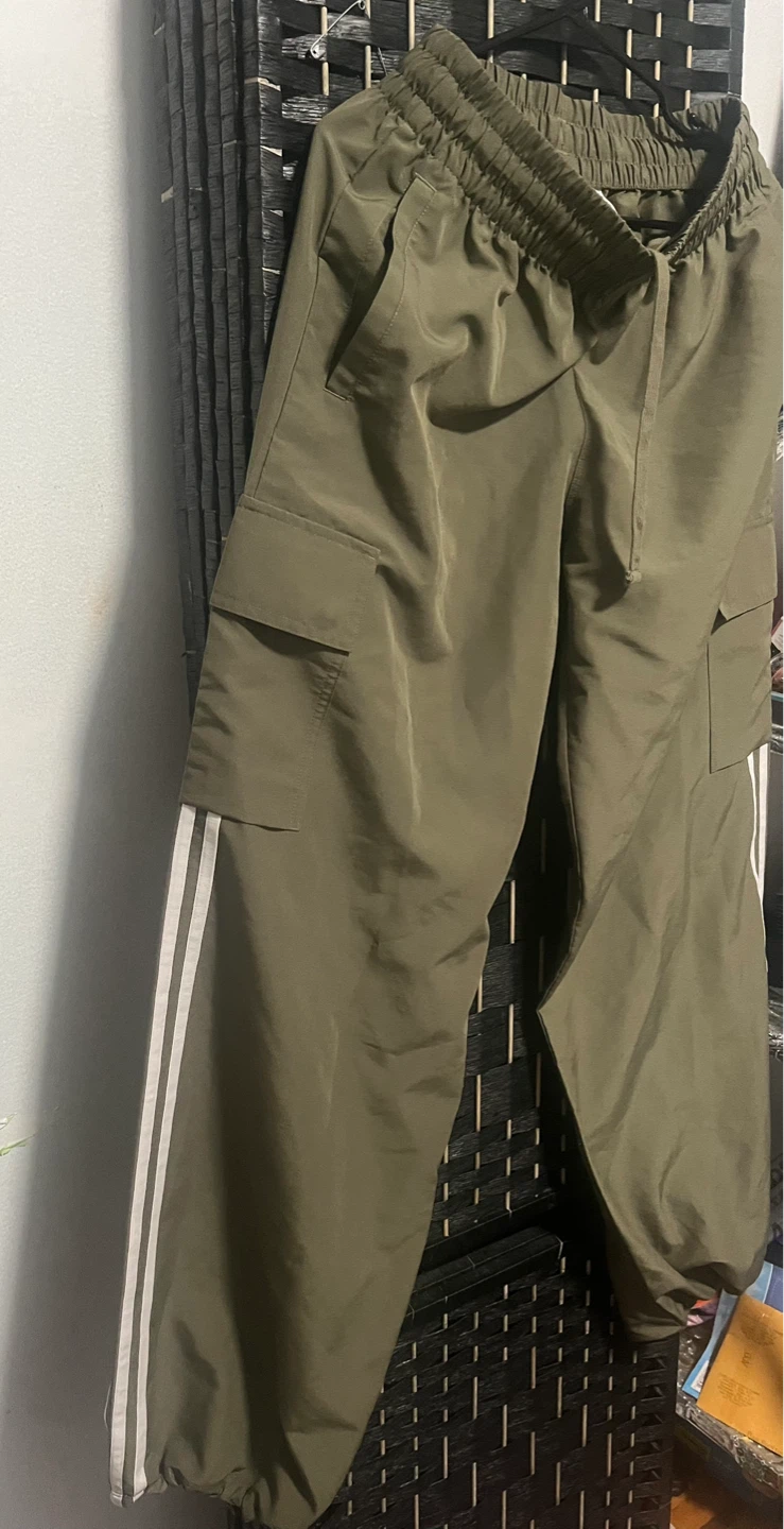 Adidas Cargo Pants - Olive Green size M - photo 2