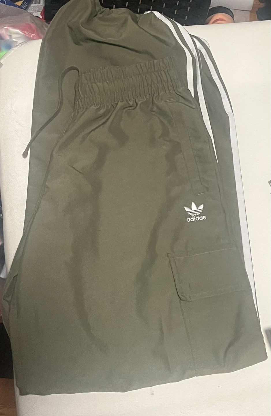Adidas Cargo Pants - Olive Green size M - photo 3