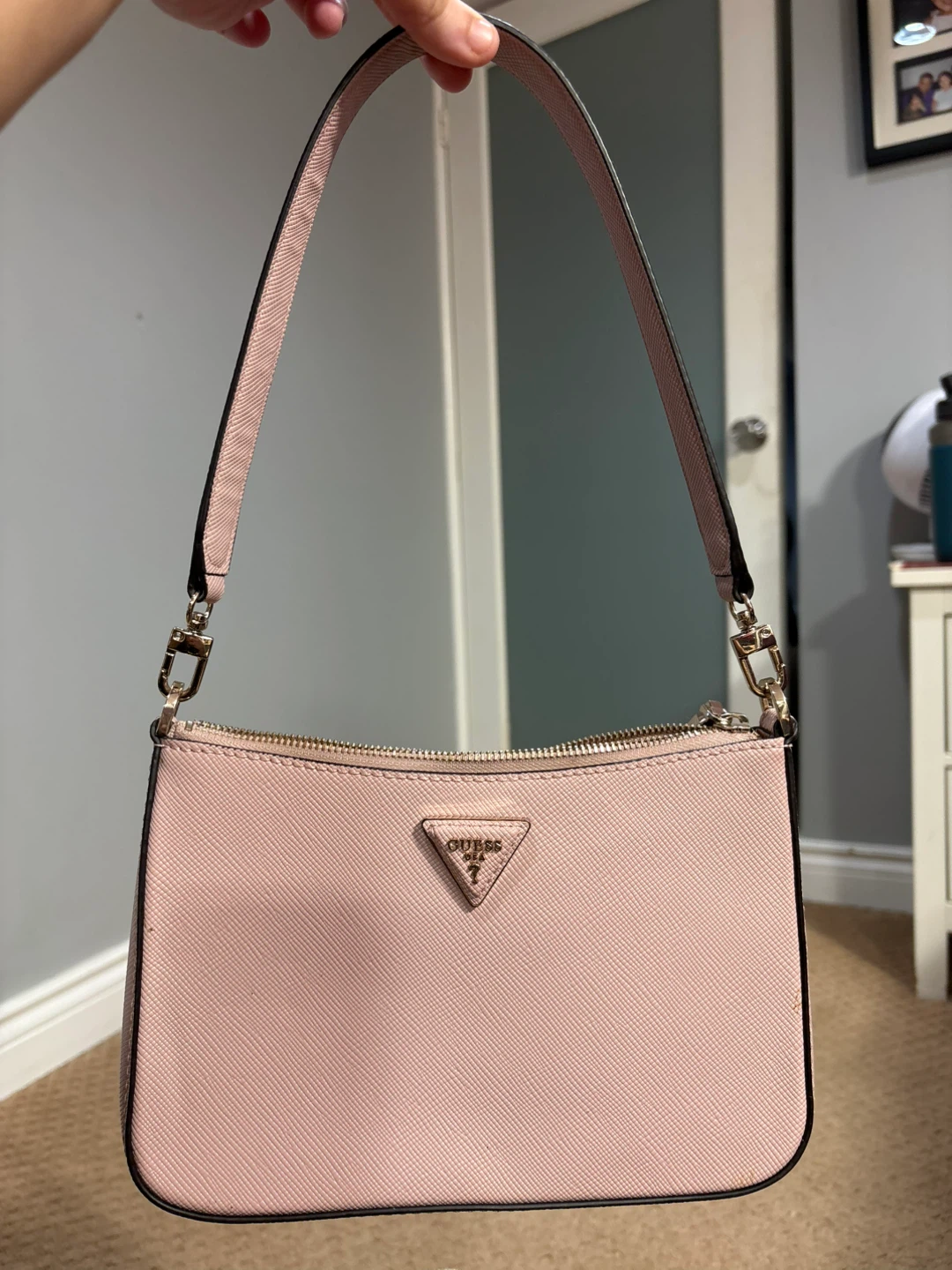 Guess Jazlynn Shoulder Bag - Rose