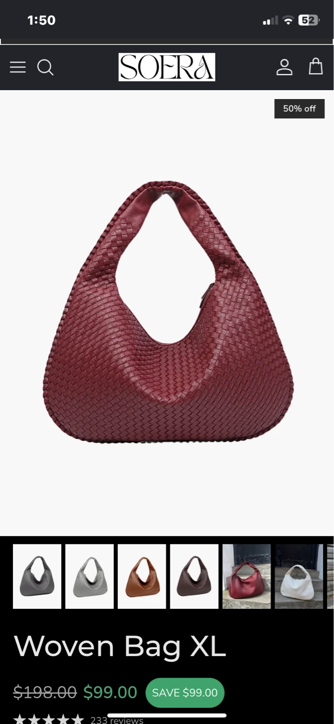 Sofra Woven Bag XL