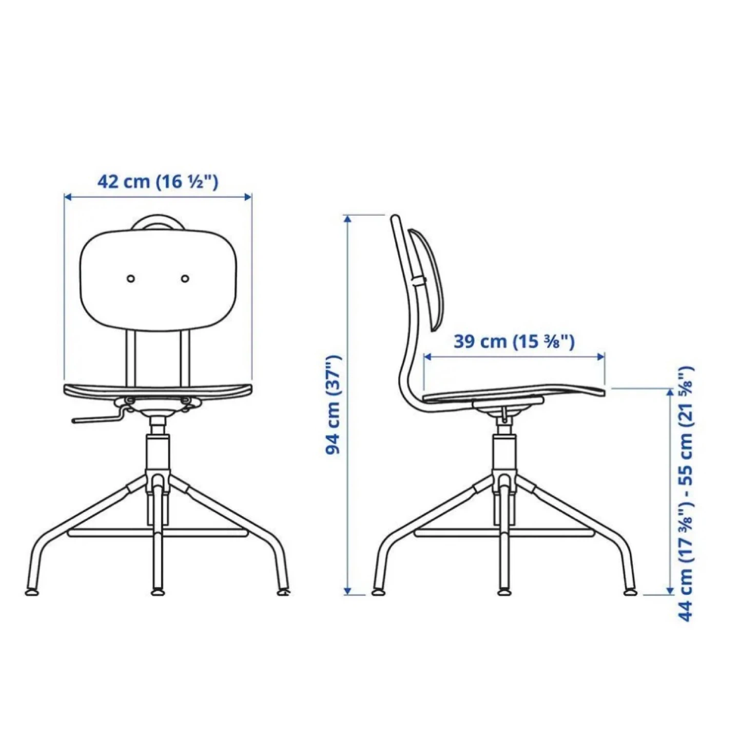 IKEA Desk + Chair + Lamp (Full Set with Seat Pad) - photo 5