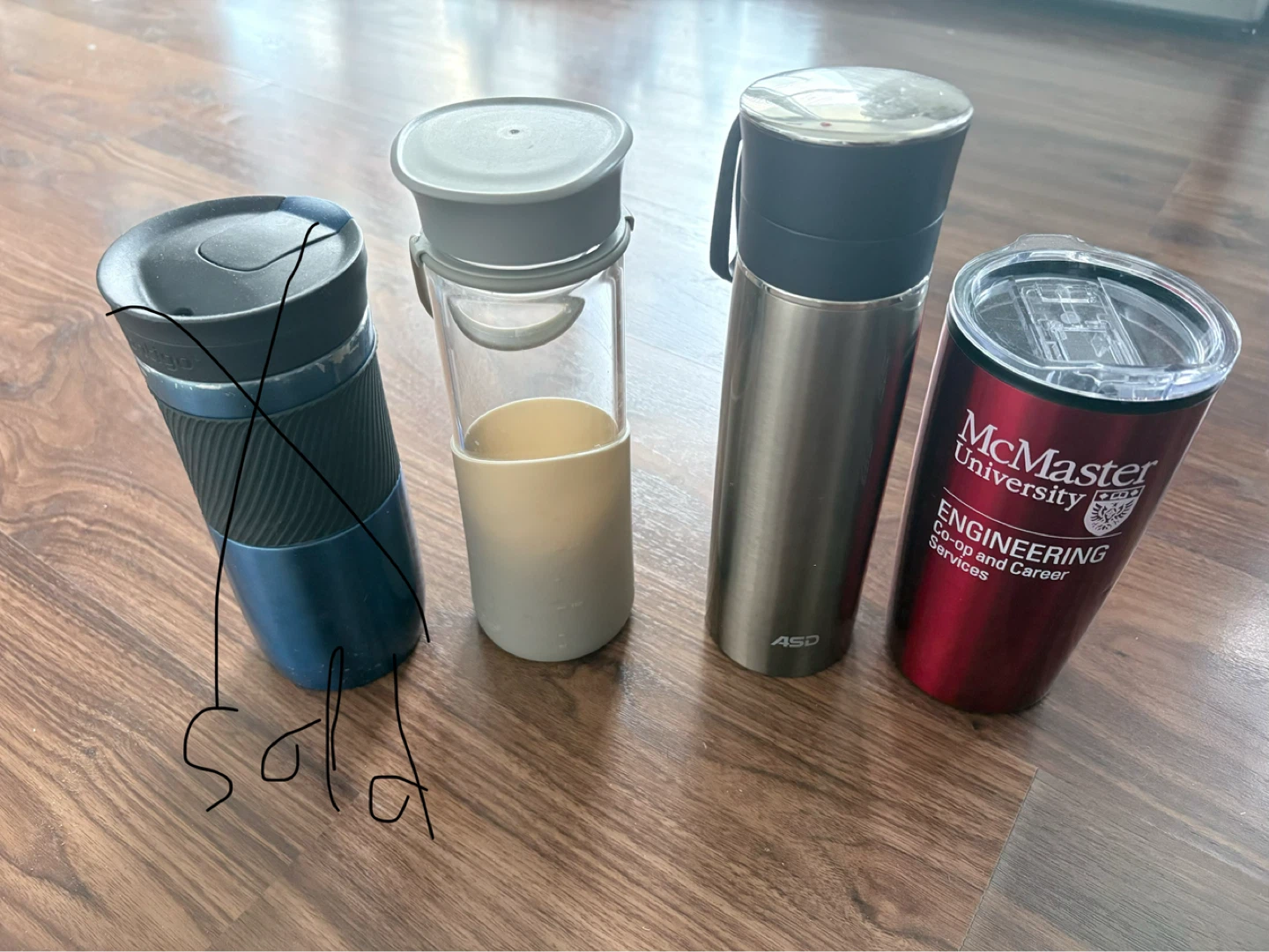 Assorted Travel Mugs and Water Bottles Set - photo 2