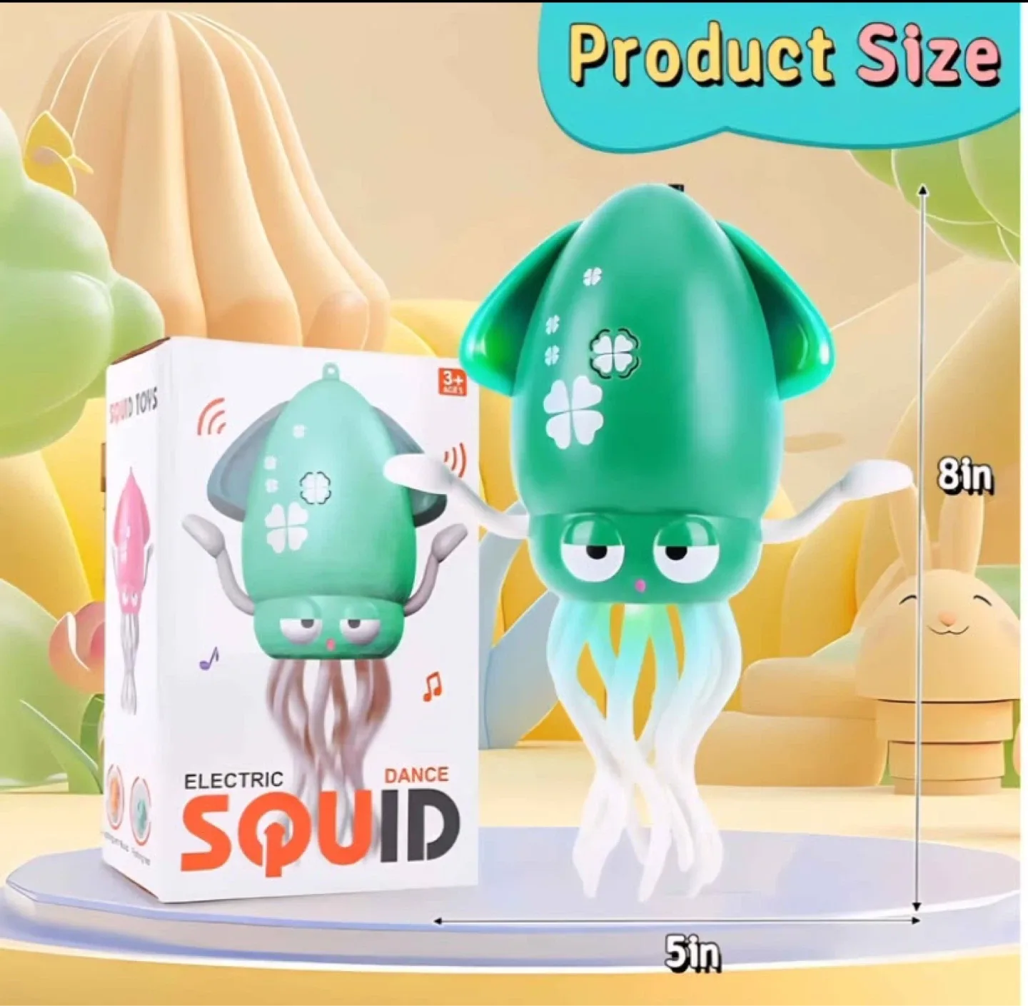 Electric Dance Squid Toy - Green - photo 3