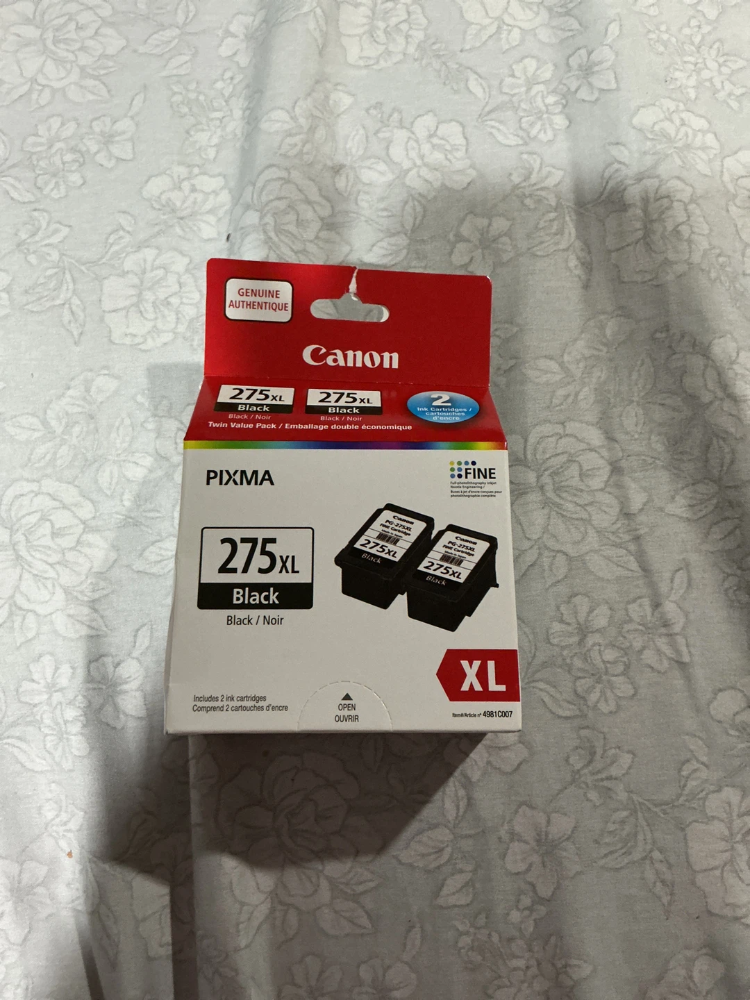 Canon PG-275XL Black Ink Cartridge Twin Value Pack - photo 3