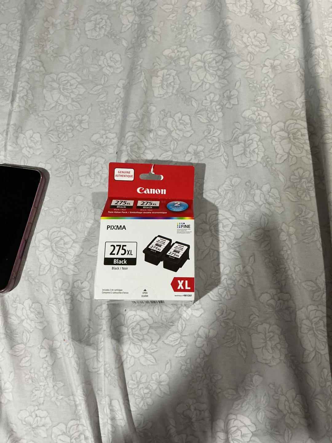 Canon PG-275XL Black Ink Cartridge Twin Value Pack - photo 2