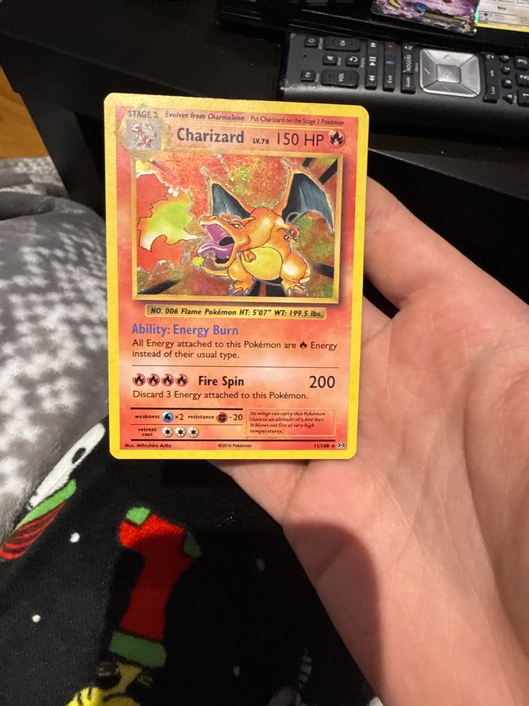 Pokémon Charizard EX Card
