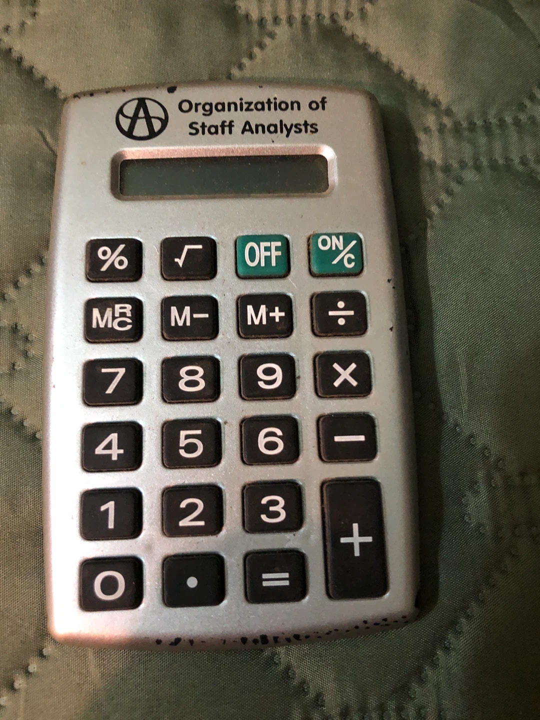 Organization of Staff Analysts Calculator