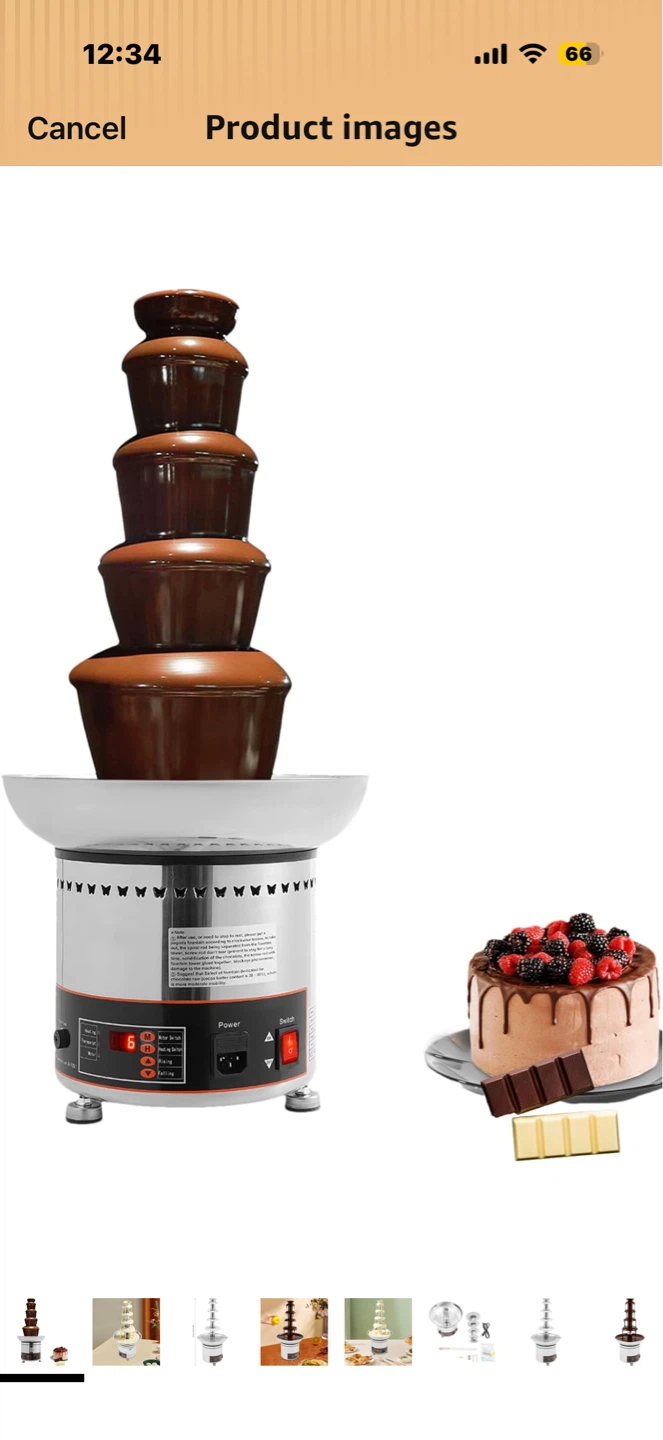 5-Tier Chocolate Fountain