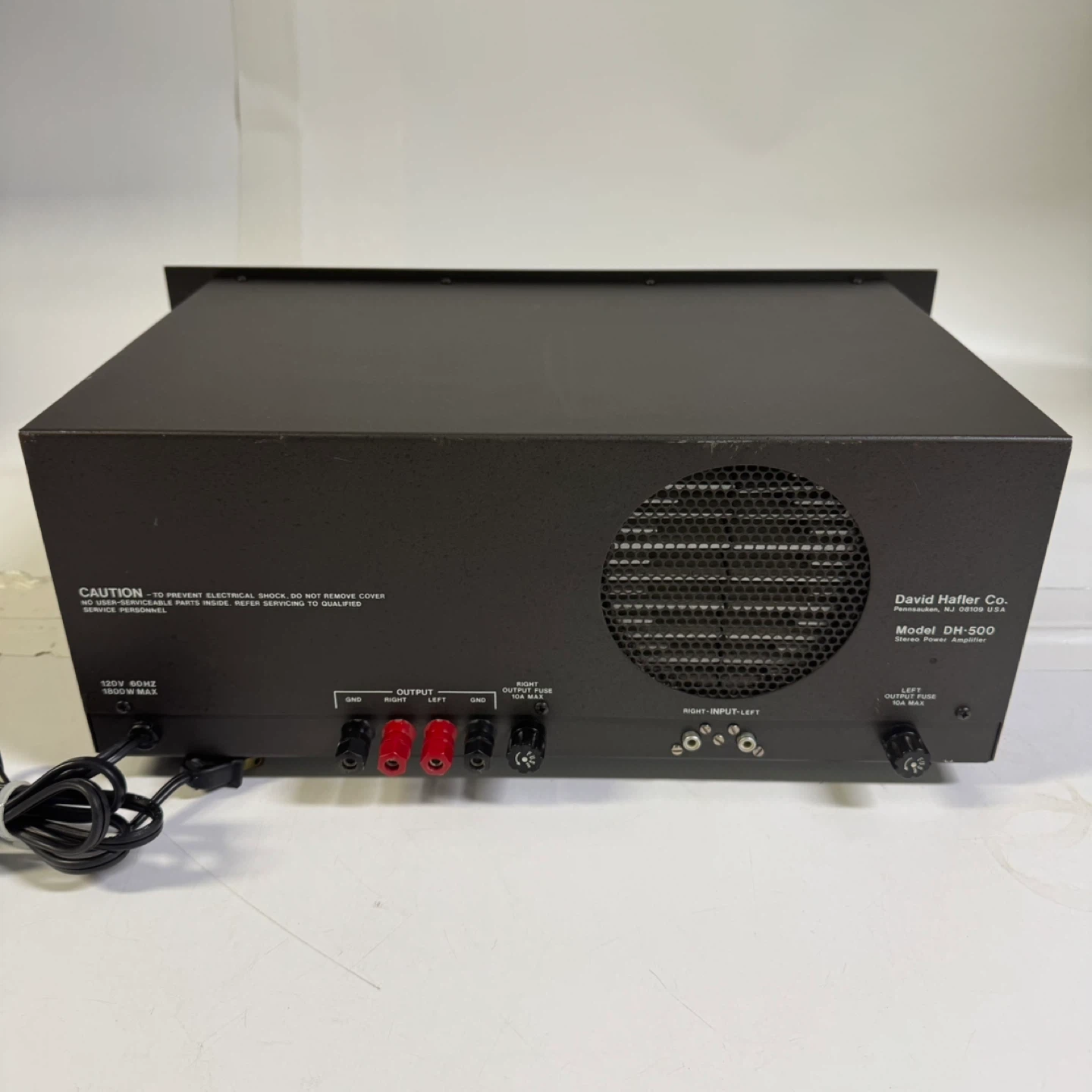 Hafler DH-500 Stereo Power Amplifier Used Tested Working - photo 5