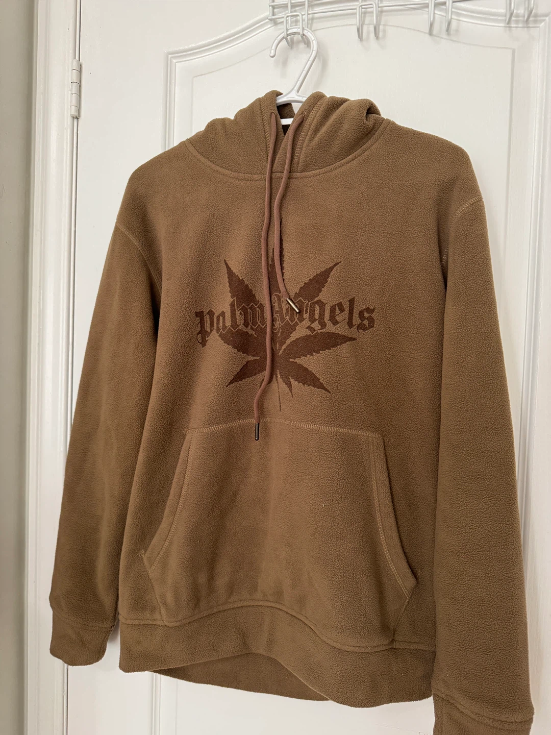 Palm Angels Fleece Tracksuit - Brown - photo 2