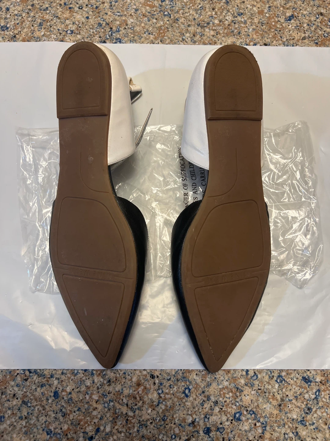Nine West Black & White Pointed Toe Ballet Flats - photo 4