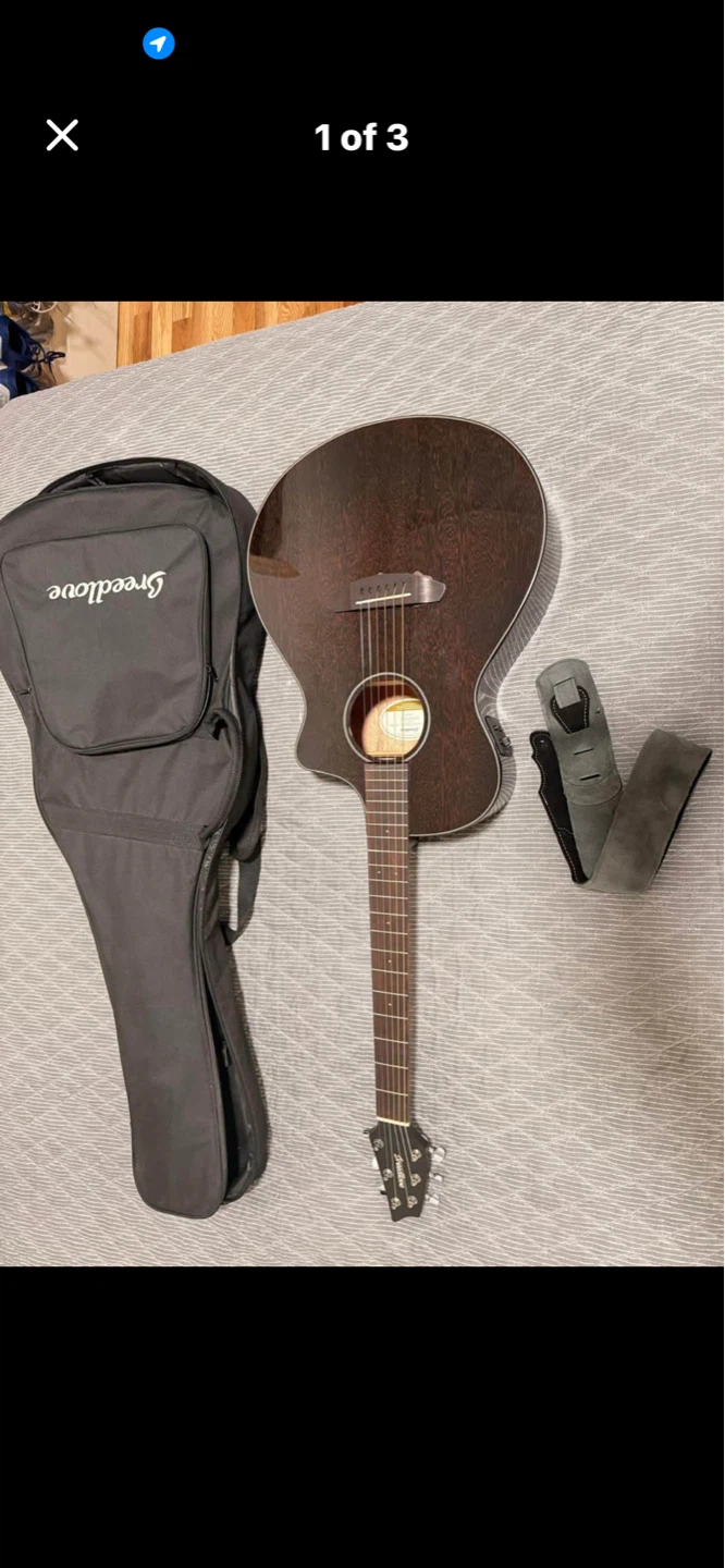 Breedlove Discovery Concert Acoustic Electric Guitar with Case