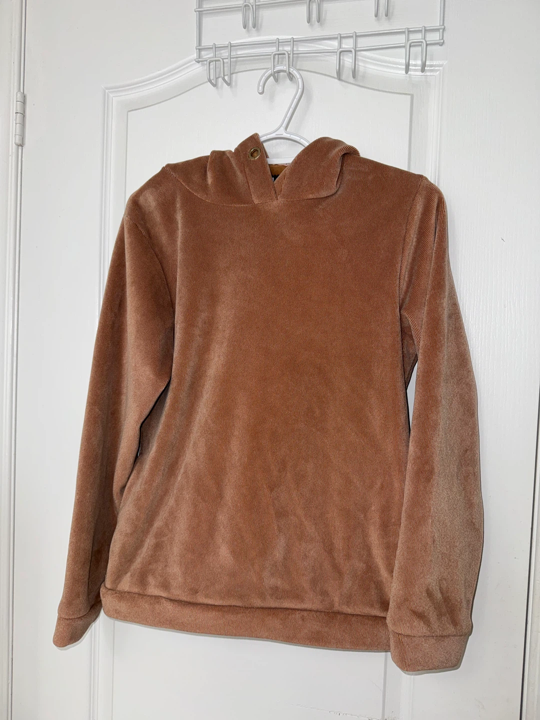 Rose gold Corduroy Hoodie