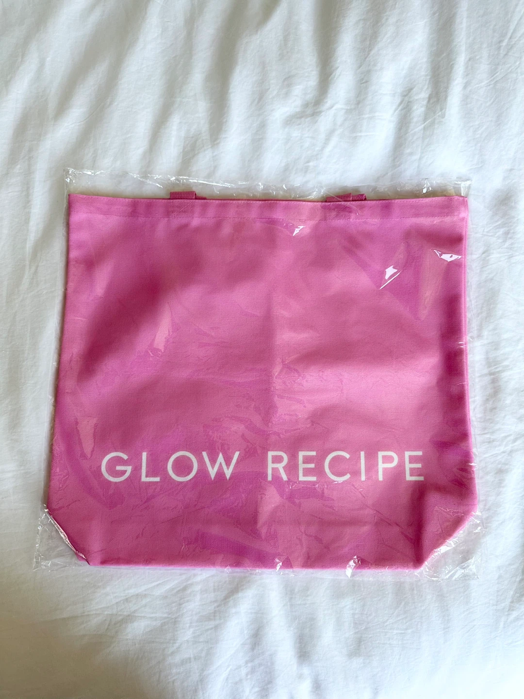 🆕 Glow Recipe Pink Canvas Tote Bag
