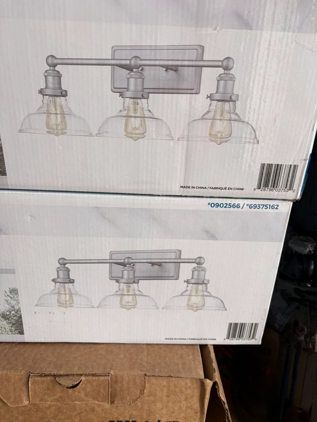 2 Brand New ÖVE Elgin V 3-Light Vanity Light Fixture