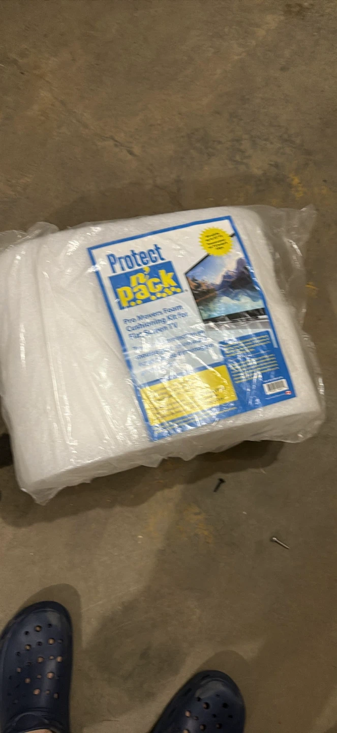 Protect n' Pack Foam Movers Kit for Flat Screen TV