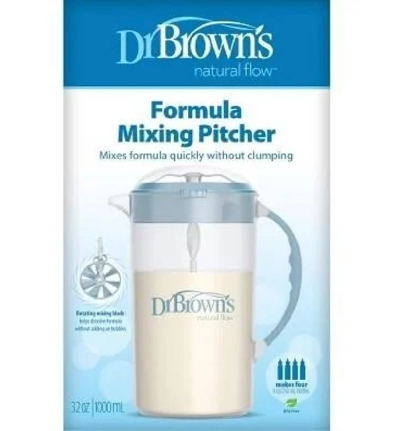 Dr. Brown's Natural Flow Formula Mixing Pitcher 32oz - photo 2