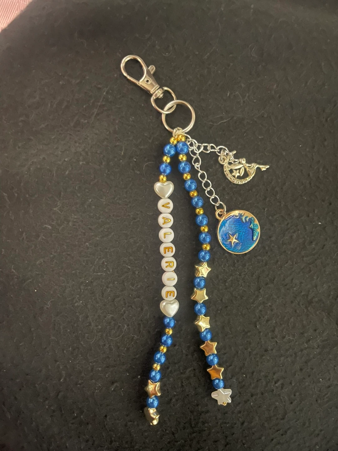 Custom Beaded Keychain with Charms - photo 5