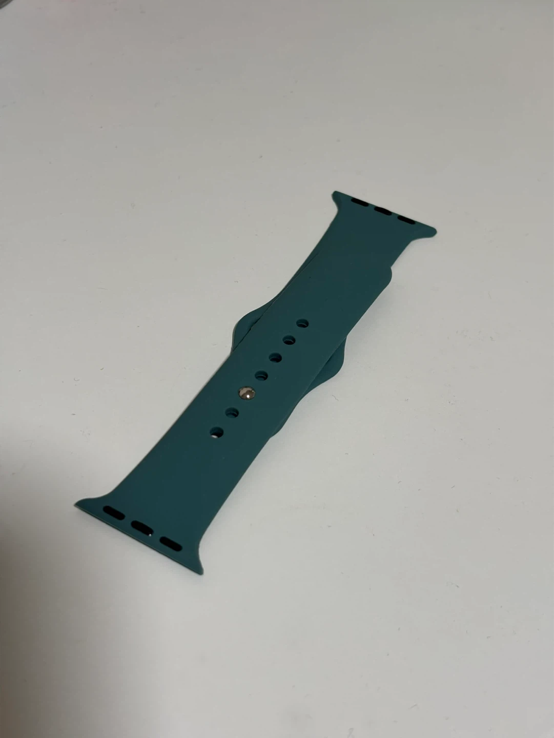 Teal Silicone Apple Watch Band