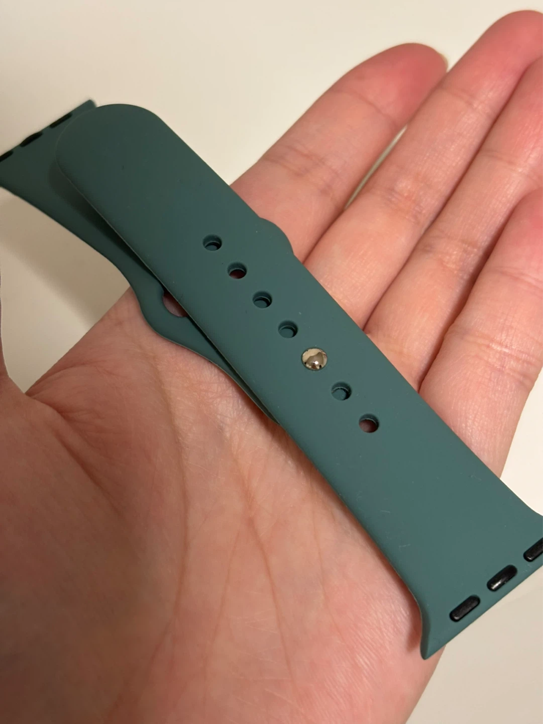 Teal Silicone Apple Watch Band - photo 3