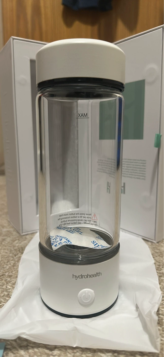 HydroHealth Hydrogen Water Bottle with cooling sleeve