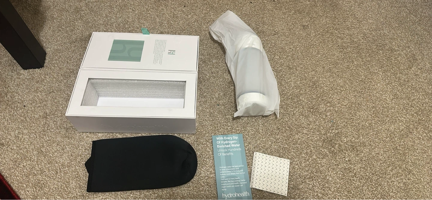 HydroHealth Hydrogen Water Bottle with cooling sleeve - photo 3