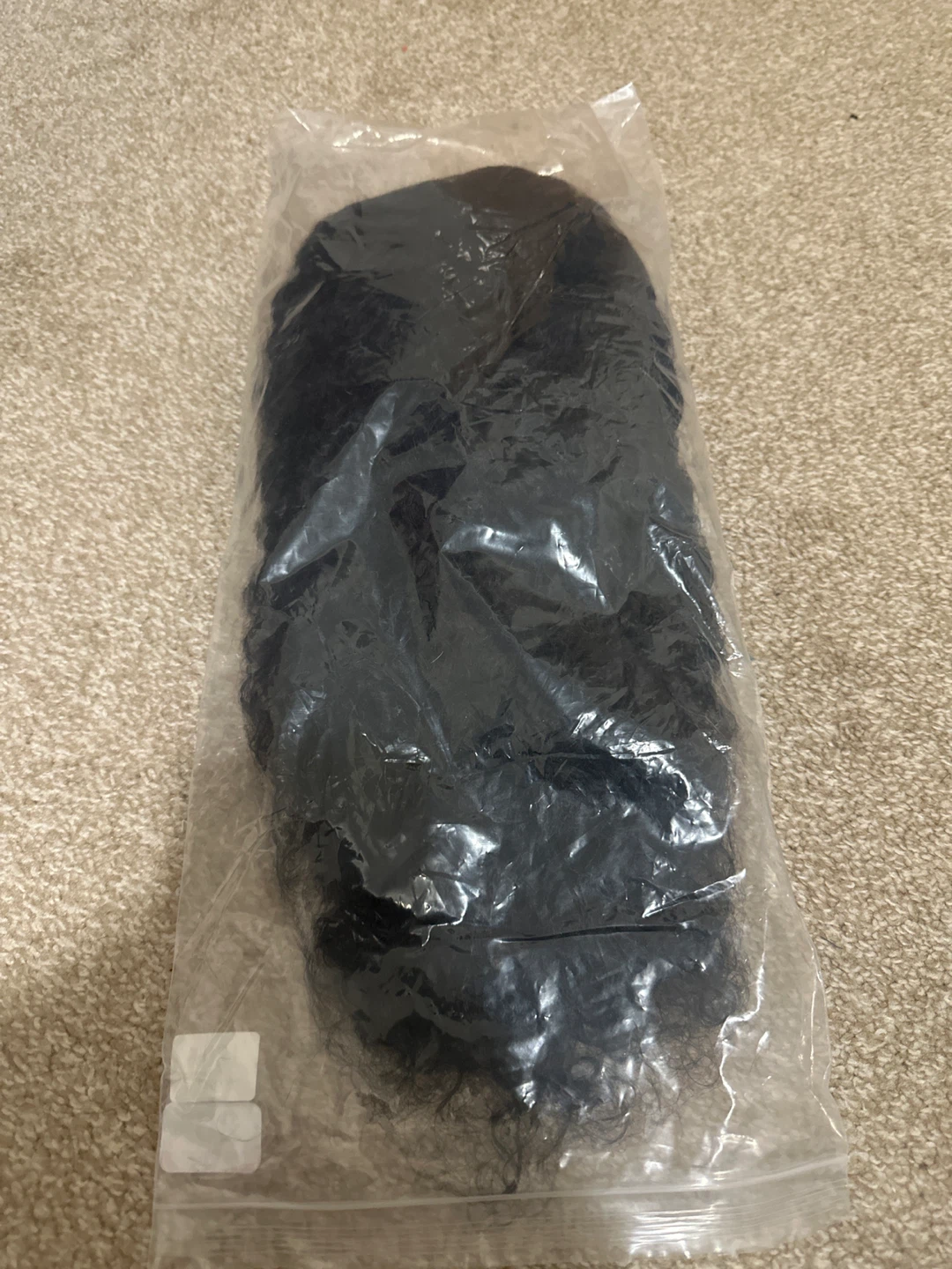 20" Black Curly Wig - photo 2