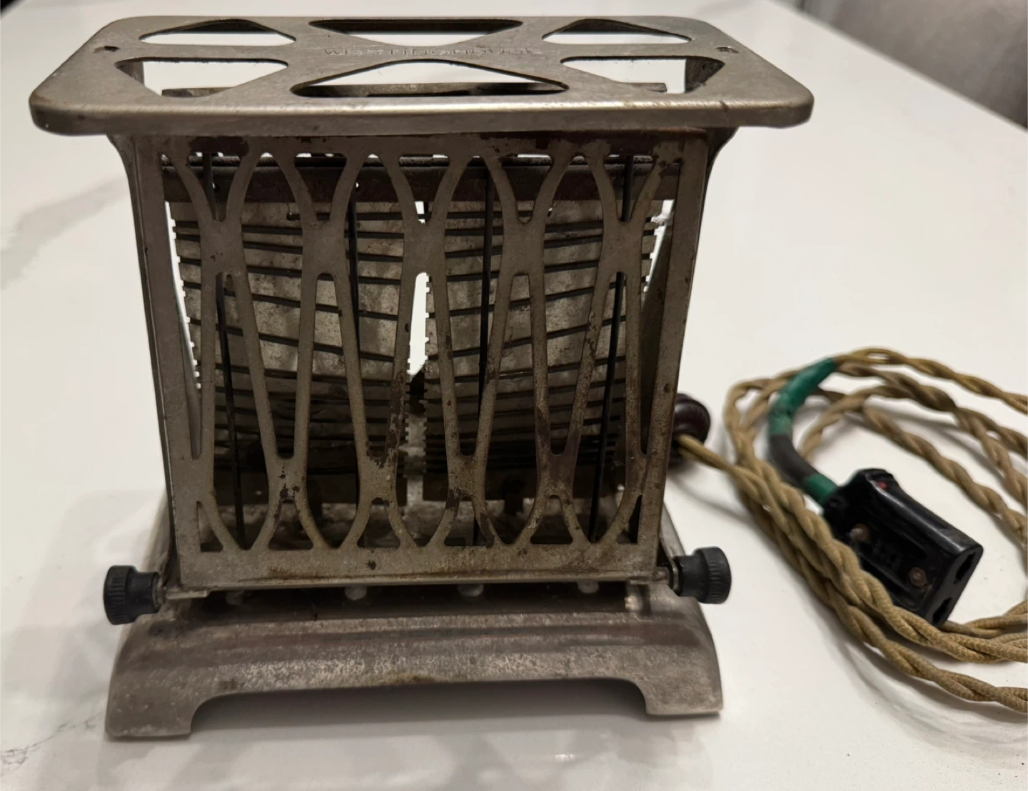 Antique 1915 Westinghouse Turnover Toaster - photo 2