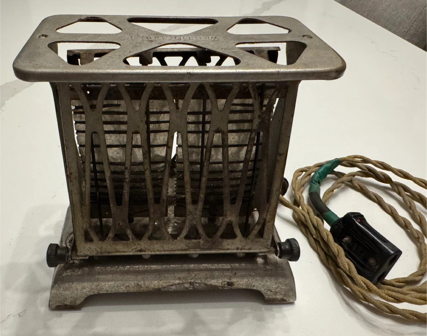 Antique 1915 Westinghouse Turnover Toaster - photo 4