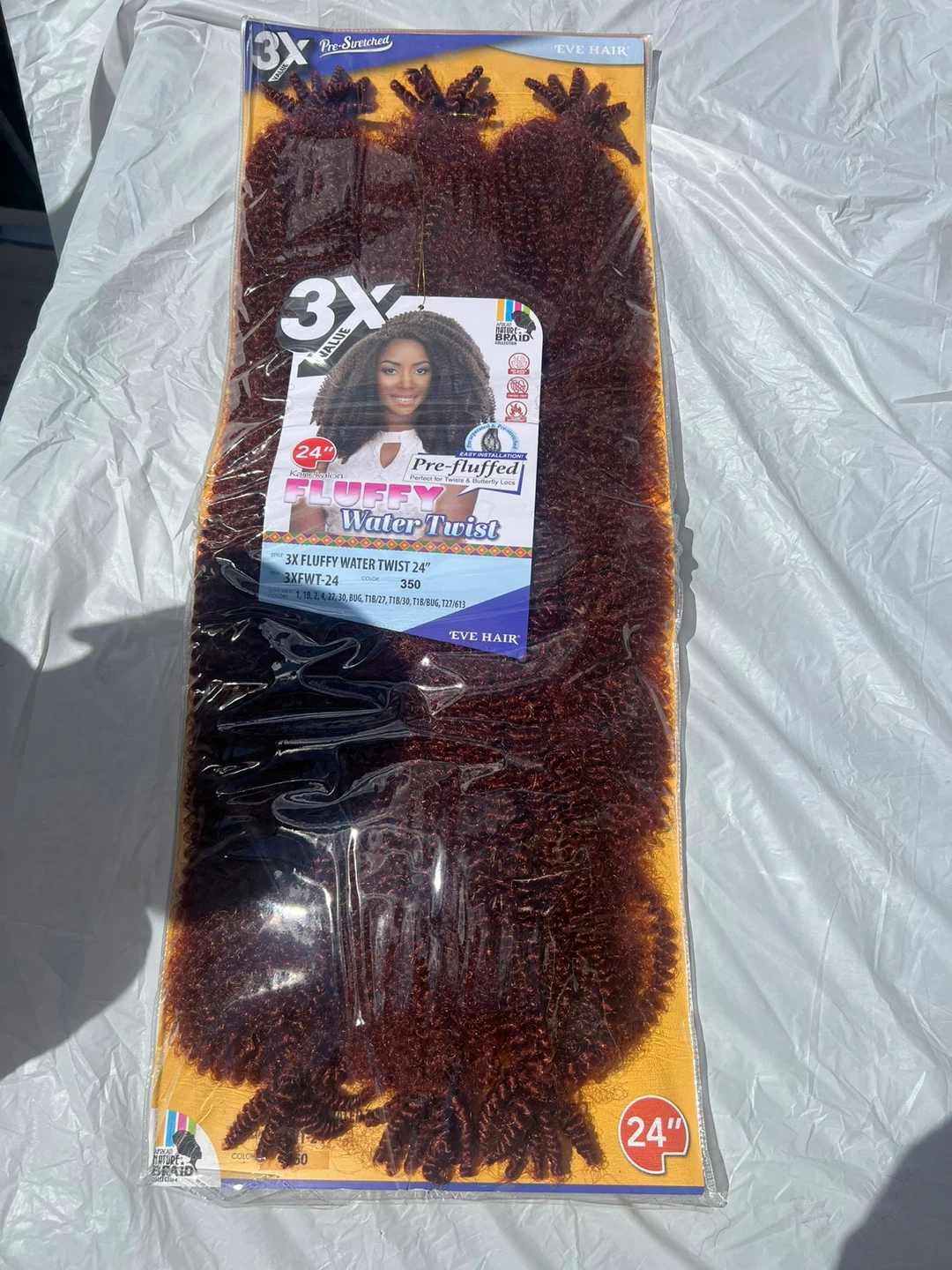 X-Pression Outre Twisted Up 3X Springy Afro Twist 16" - Black - photo 3