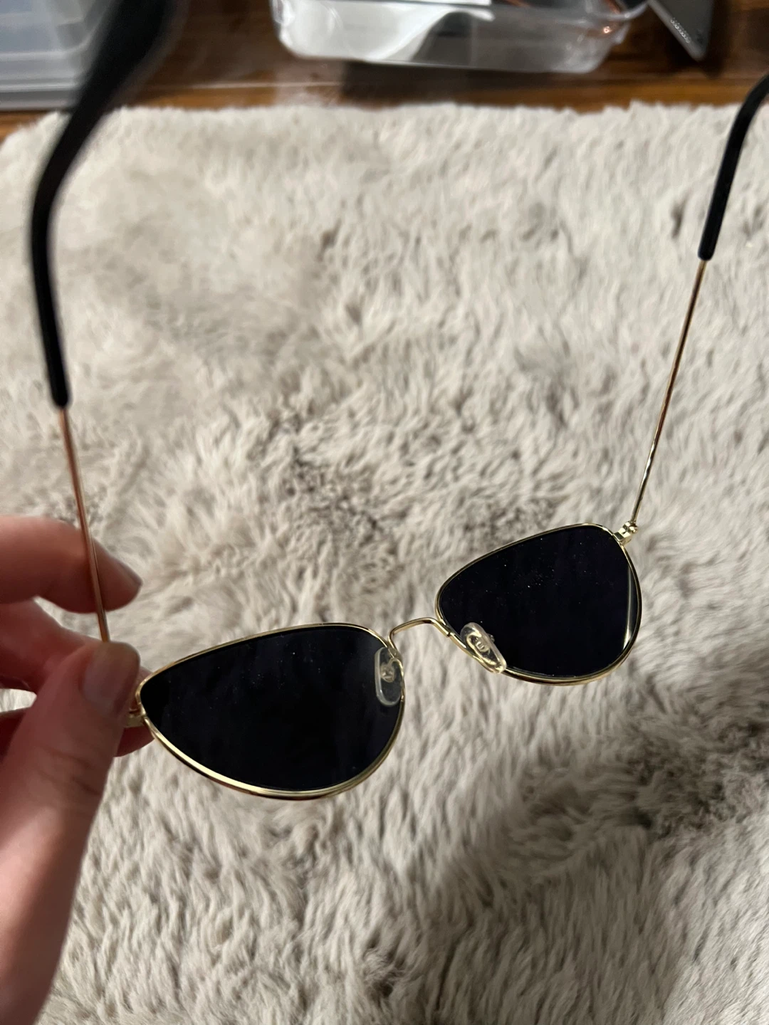 Gold Frame Cat Eye Sunglasses - photo 3