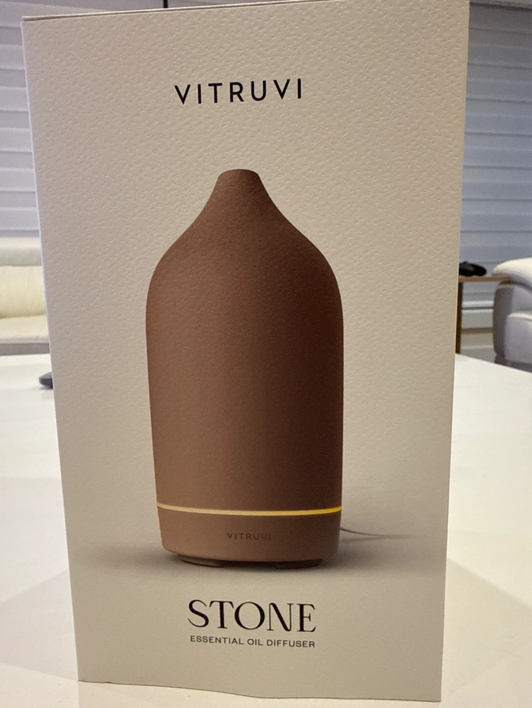 Vitruvi Essential Oil Diffuser Stone & 3 Essential Oils Set