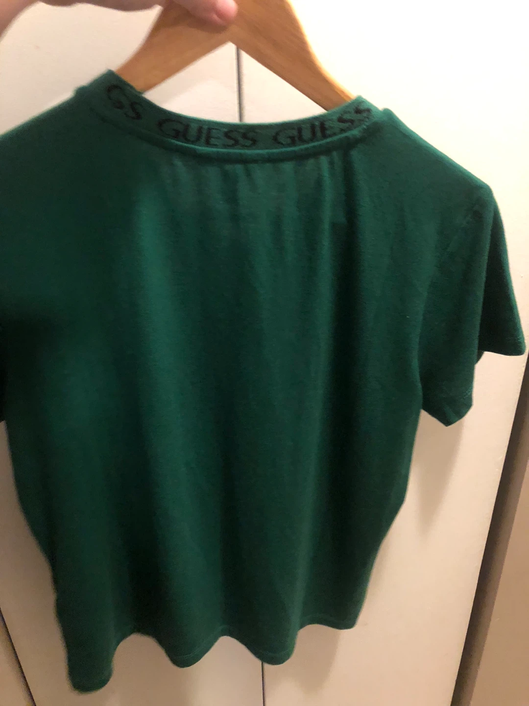 NEW GUESS Women's Green T-Shirt Size L - photo 4