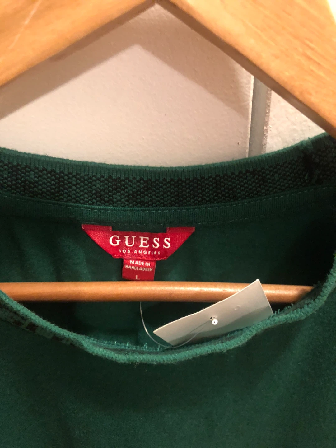 NEW GUESS Women's Green T-Shirt Size L - photo 2