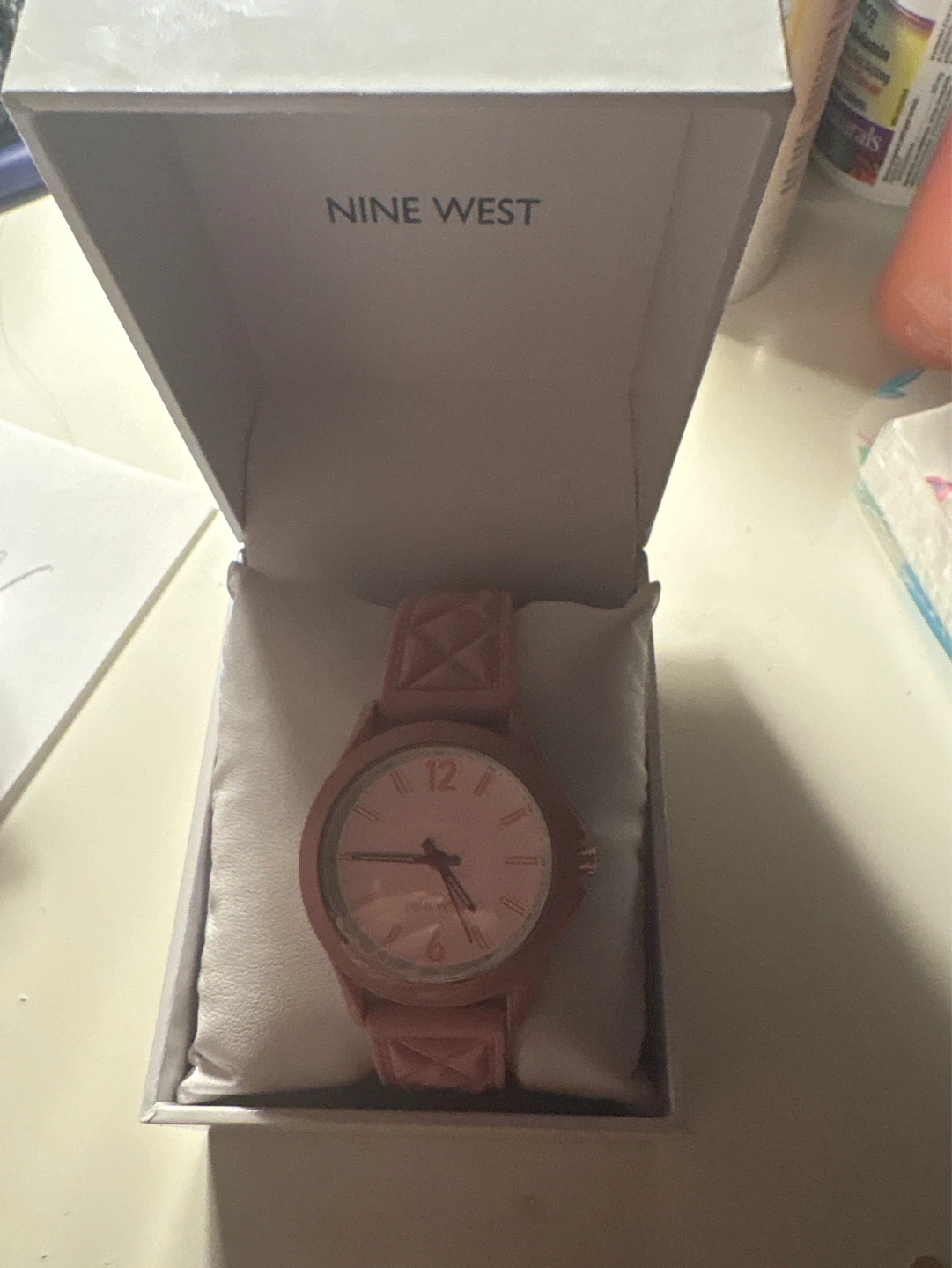 Nine West Pink Watch with Box