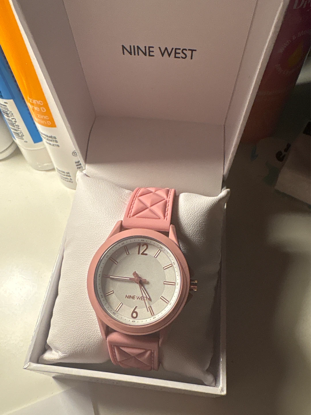 Nine West Pink Watch with Box - photo 2