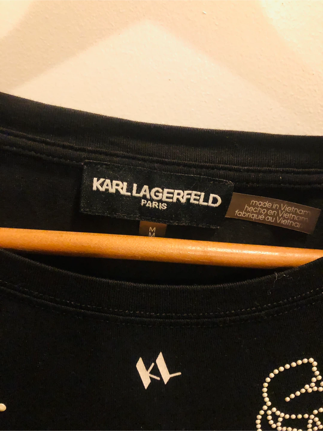 NEW Karl Lagerfeld Paris Black T-Shirt - Size M - photo 5