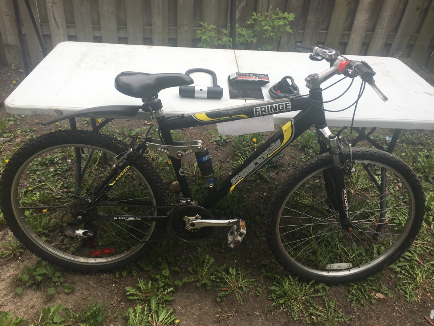 Fringe Mountain Bike with U-Lock