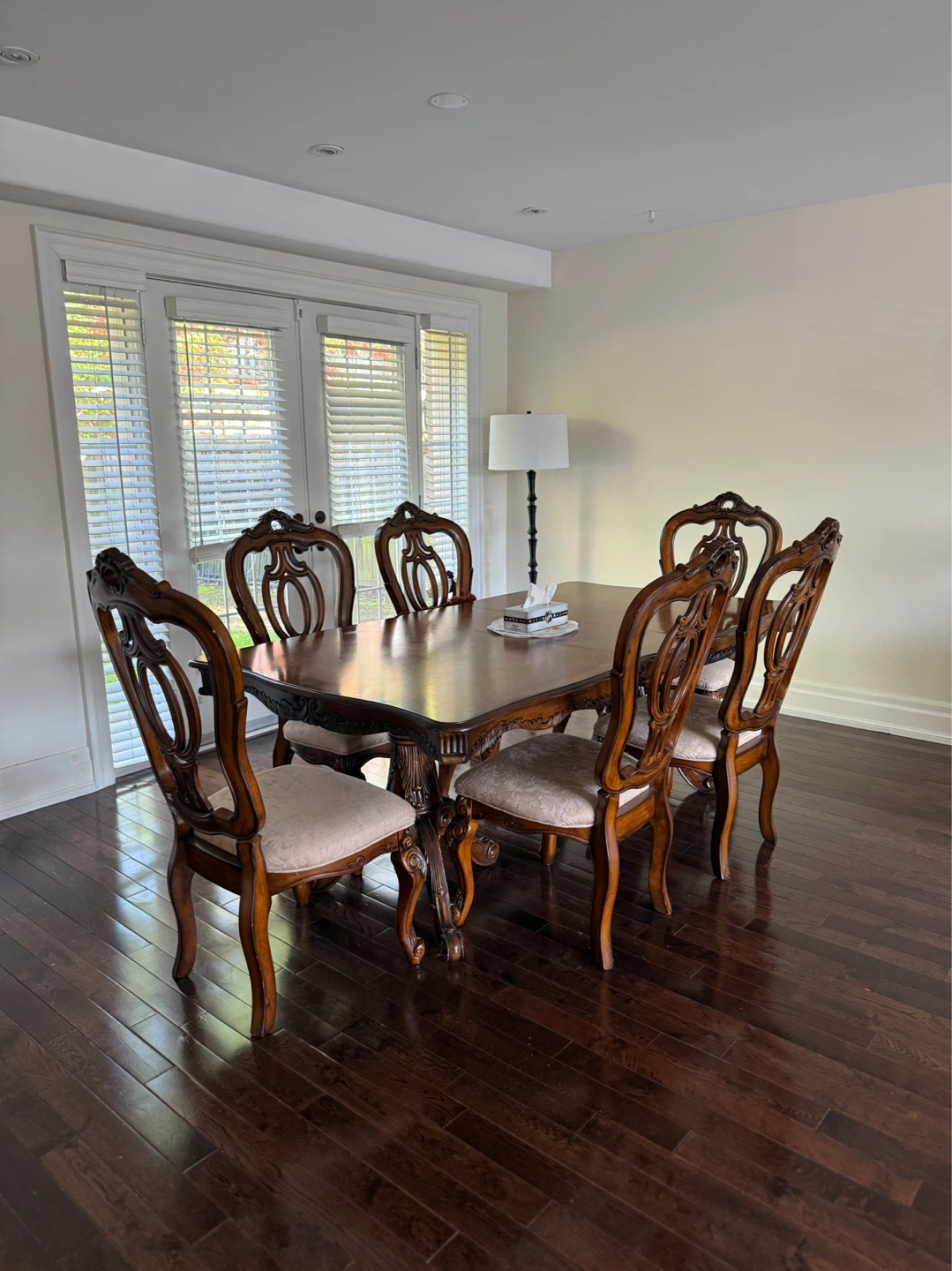 Dining Table Set with 6 Chairs