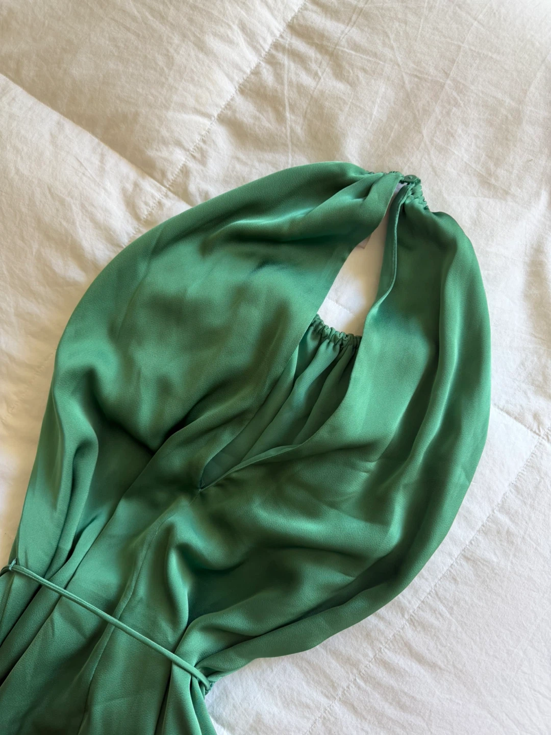 H&M Green Halter Neck Maxi Dress - photo 5