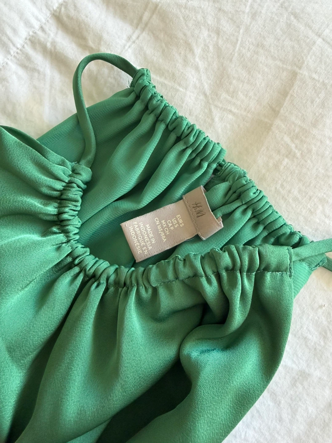 H&M Green Halter Neck Maxi Dress - photo 2