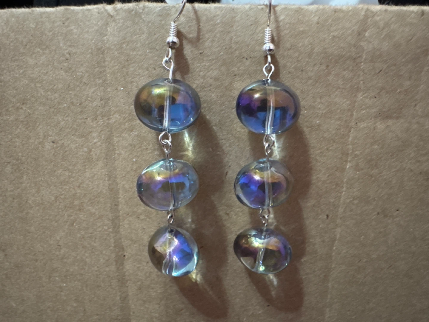 Iridescent Drop Earrings