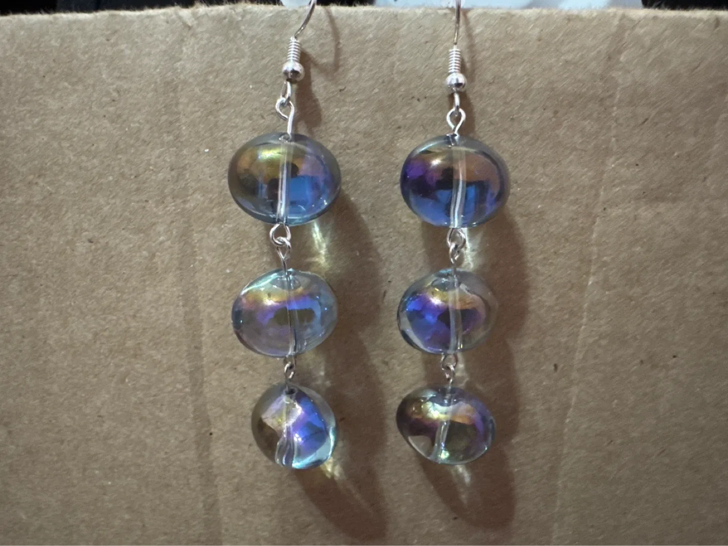 Iridescent Drop Earrings