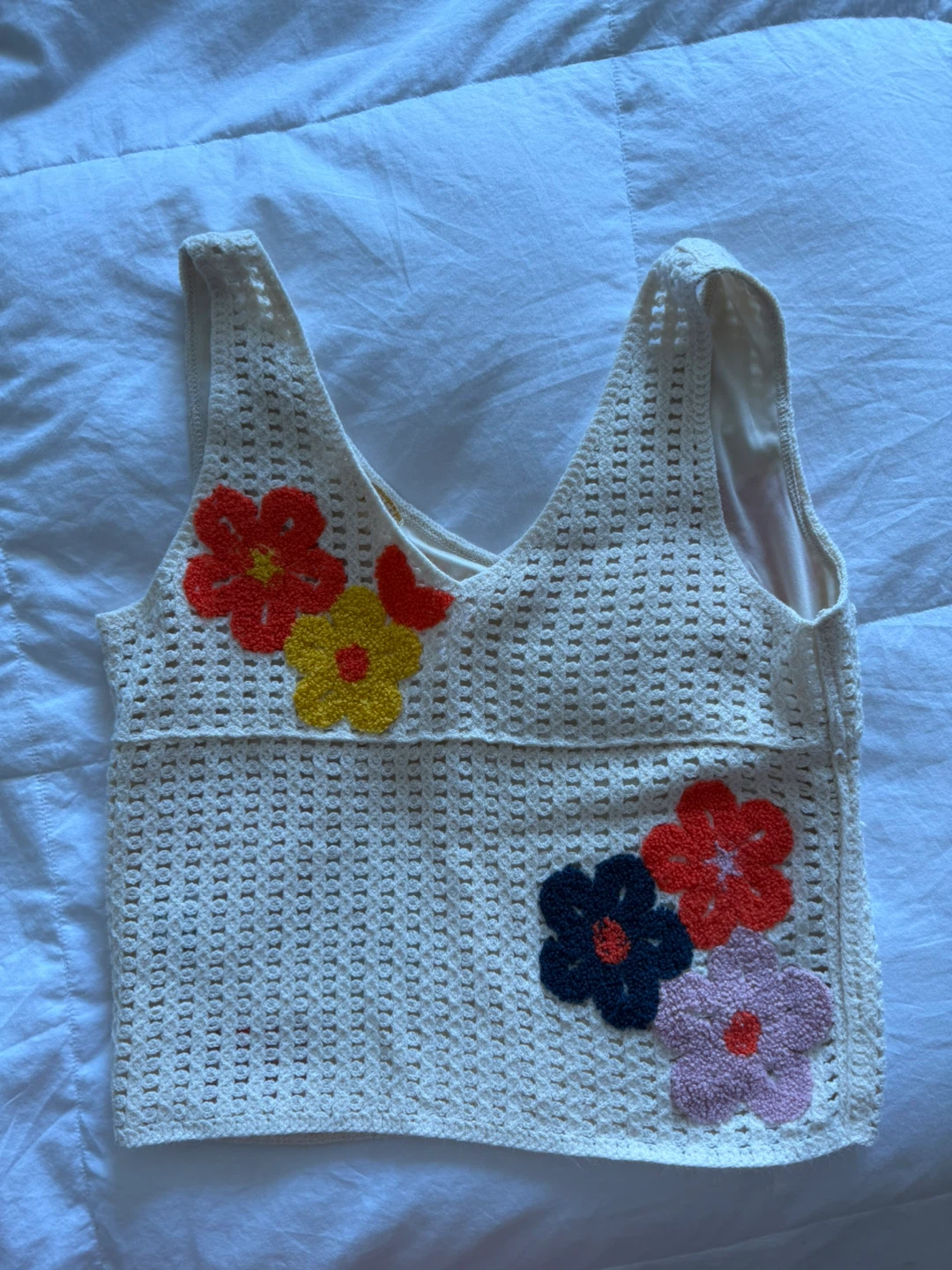Rebellion espana crochet tank top XS - photo 2