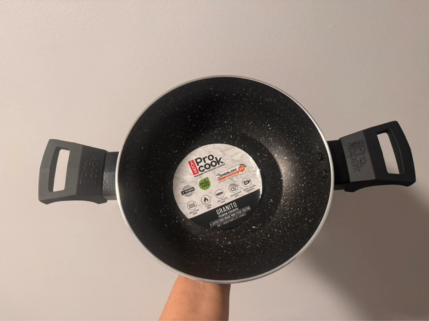Milton Pro Cook Granito Kadai with Lid